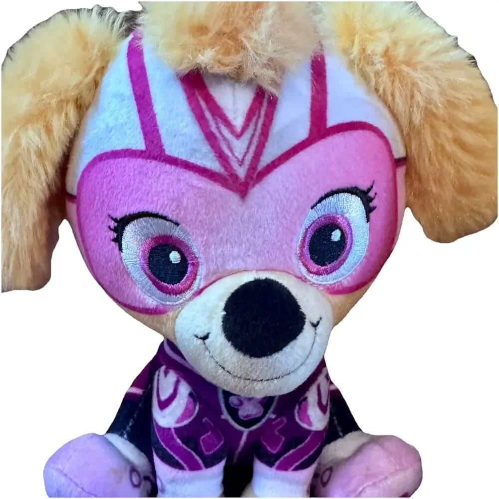 Paw Patrol Mighty Movie Plush Lot Skye & Rubble Spin Master 2023 Stuffed Animals